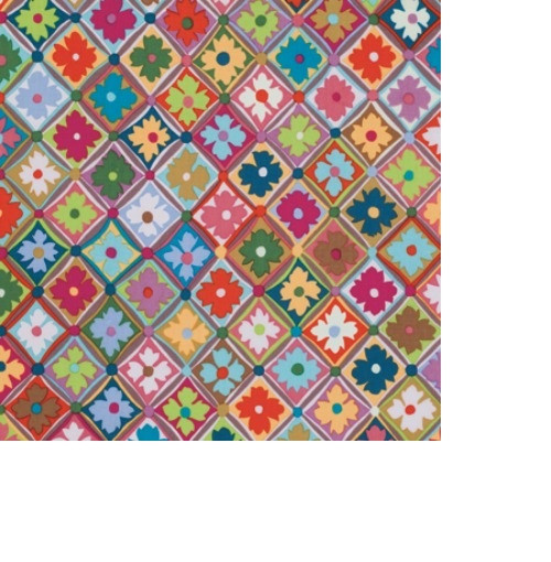 Látka Kaffe Fassett Antwerp Flower multi — foto 1