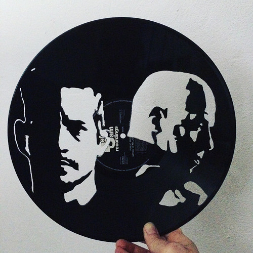 Ručně vyřezáná Gramodeska Vin Diesel, Paul Walker