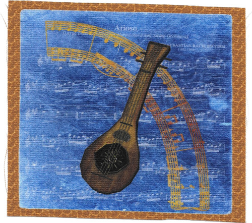 Bavlněná látka - panel 11,5 x 12,5 cm — foto 1