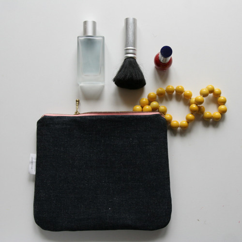 Beauty Bag - Dark jeans — foto 1