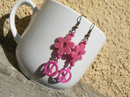 Hippie kytičky... pink... — foto 1