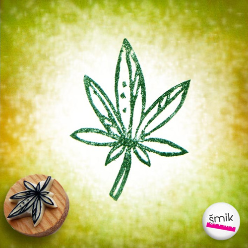 List cannabis - razítko — foto 1