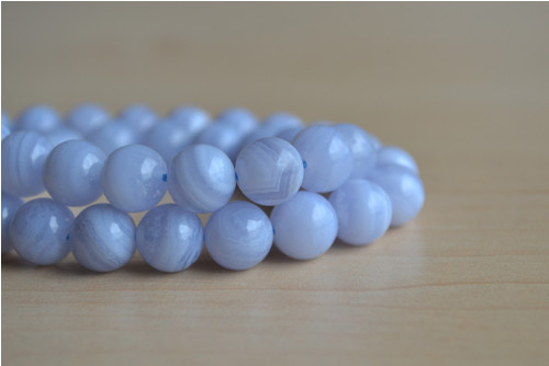 Modrý chalcedon 6mm