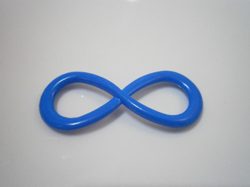 Mezikus kovový Infinity 12x30mm - modrá