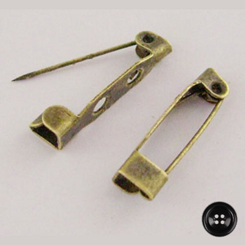 Brožový můstek, 20x5mm (20ks) - starozlato
