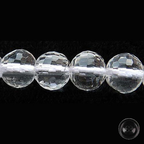 Korálky,pr.8mm (1šňůra=cca50ks)-křišťál facetovaný