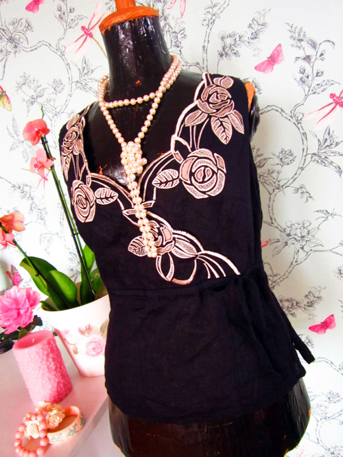 Top black&cream roses — foto 1