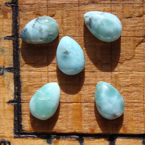 Larimar - set pěti kabošonů — foto 1