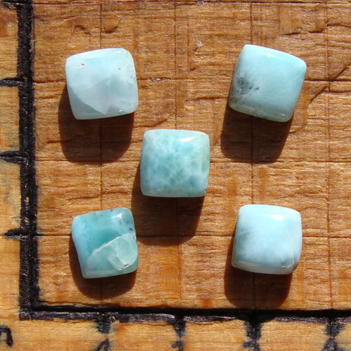 Larimar - set pěti kabošonů — foto 1