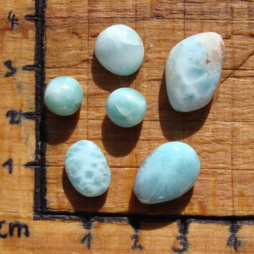 Larimar - set šesti kabošonů — foto 1
