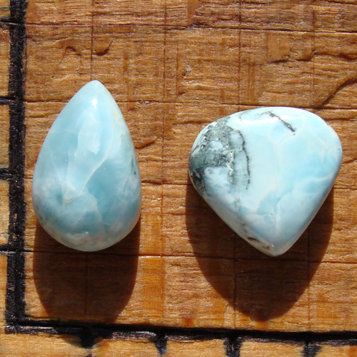 Larimar - set dvou kabošonů — foto 1