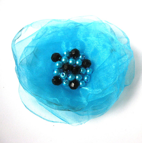 Brož organza Madame Bleu. — foto 1
