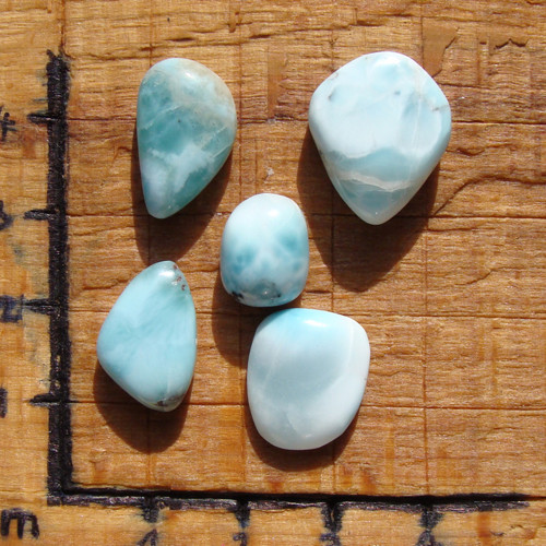 Larimar - set pěti kabošonů — foto 1