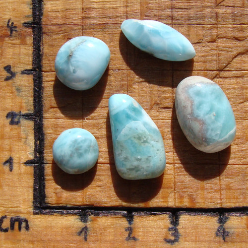 Larimar - set pěti kabošonů — foto 1