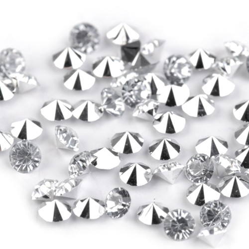 Broušené kamínky - 3,8 -4 mm - 10g