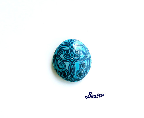 Kabošon ovál 38x33mm