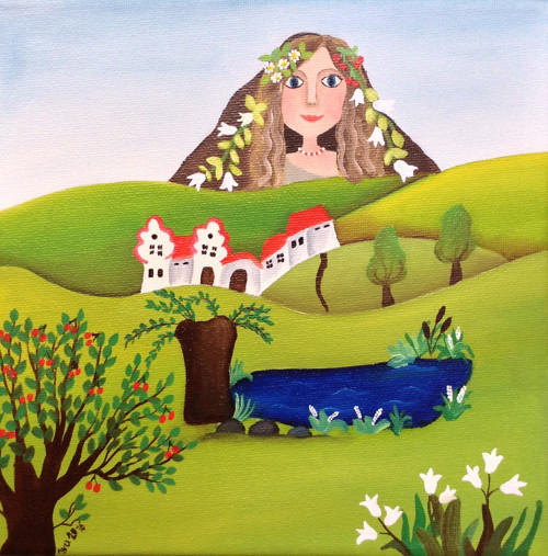 Olejomalba 20x20 "Letní romance" — foto 1