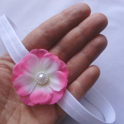 Čelenka s kytičkou pro newborn — foto 1