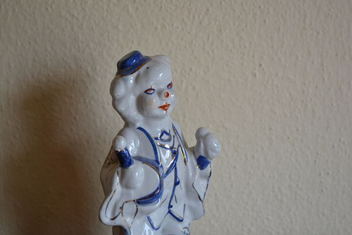 Klaun - porcelánová figurka — foto 1
