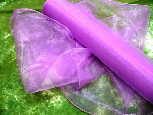 Ružovofialová organza — foto 1