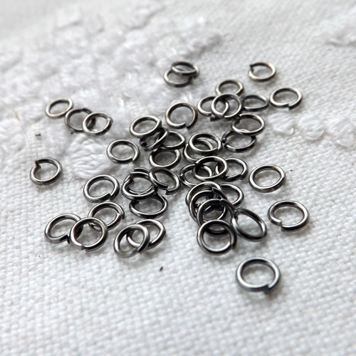 Spojovací kroužky 4mm gunmetal 5/10/50g