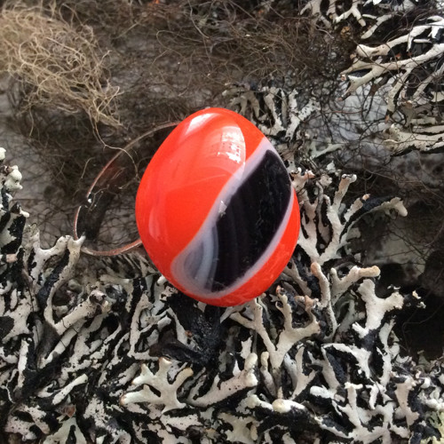 Prstýnek - marmor in orange — foto 1