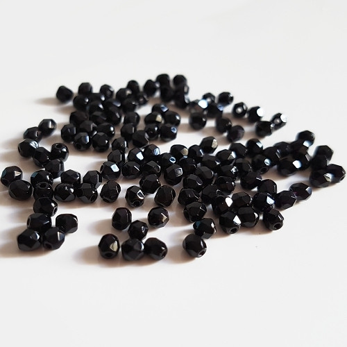 Ohňovky, černá, 3 mm (25 ks)