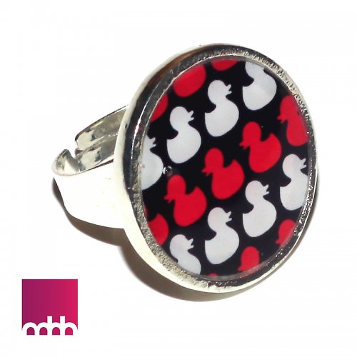 Duck jewel (red&white) — foto 1