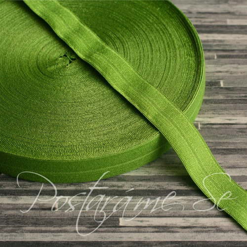 Lemovací gumička 19 mm - chartreuse — foto 1