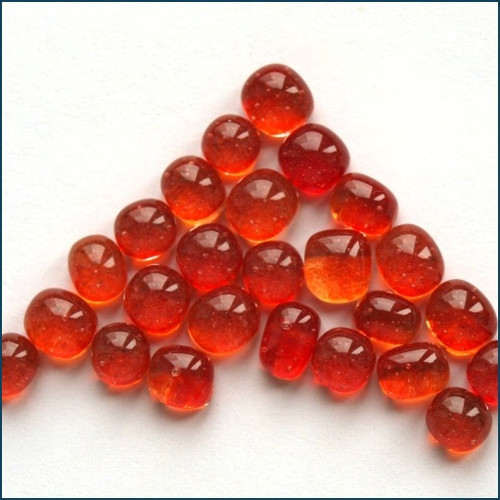 Červené minipecičky 0,5 cm / 2327 — foto 1