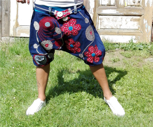 Džínové kraťasy — foto 1