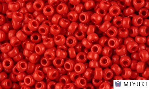 MIYUKI Beads round Opaque Red 11/0 — foto 1