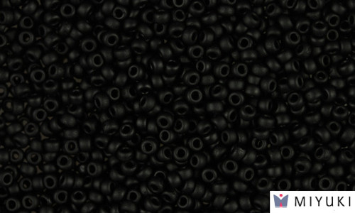 MIYUKI Beads Matte Black 11/0 10g