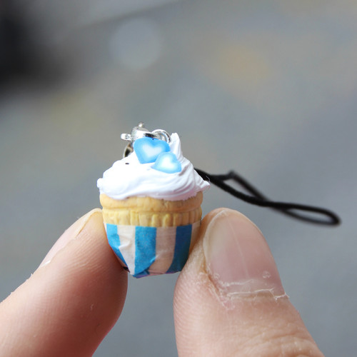 Muffin se srdíčky modrý — foto 1