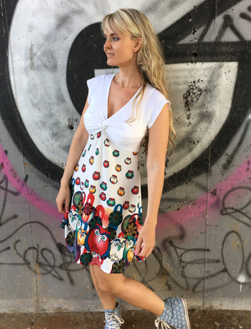 Origo bílé šatky Sovy — foto 1