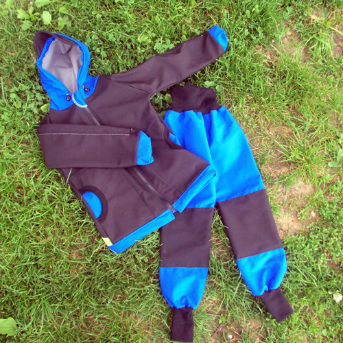 Rostoucí softshell. souprava 2-4 roky — foto 1