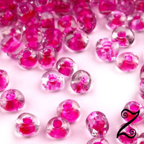 Rokajl, s průtahem NEON, růžová malina, 4mm, 50g