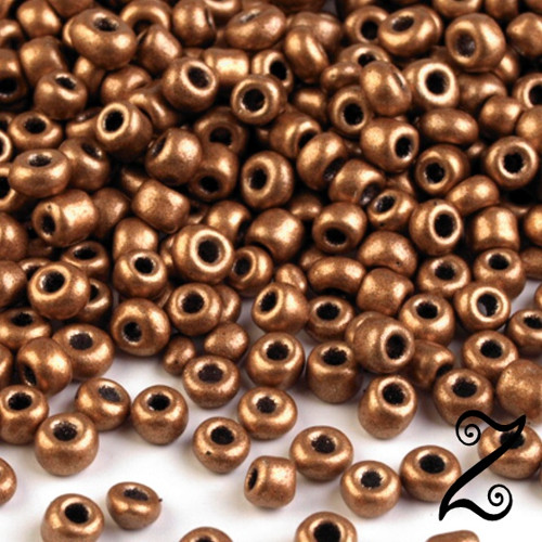 Rokajl metalický, staroměděná, 3mm, 50g