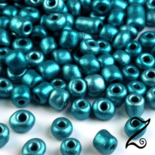 Rokajl metalický, tyrkysová, 4mm, 50g