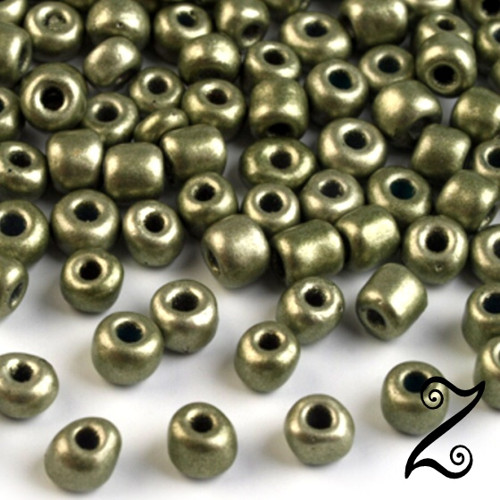 Rokajl metalický, zelenožlutá, 4mm, 50g