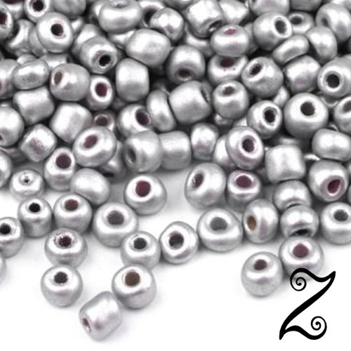 Rokajl metalický, stříbrná, 4mm, 50g