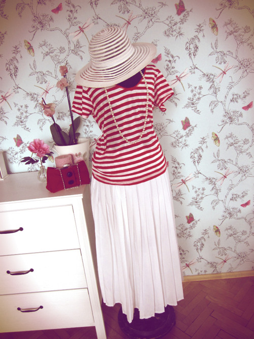 Sukně plisé white — foto 1