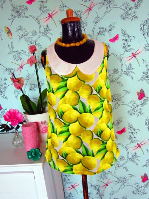 Halenka retro citrónky — foto 1