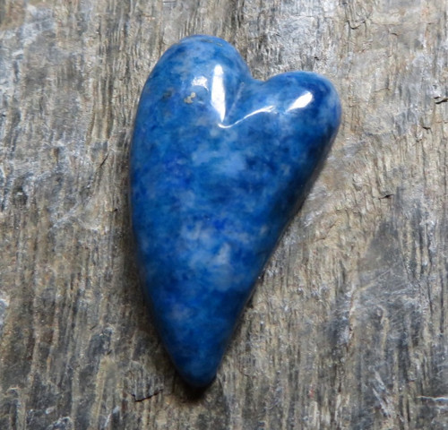 R Lapis lazuli- světlý, srdíčko č.4 — foto 1