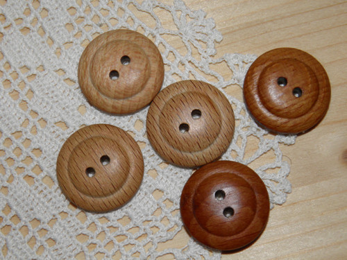 Dřevěné knoflíky — foto 1