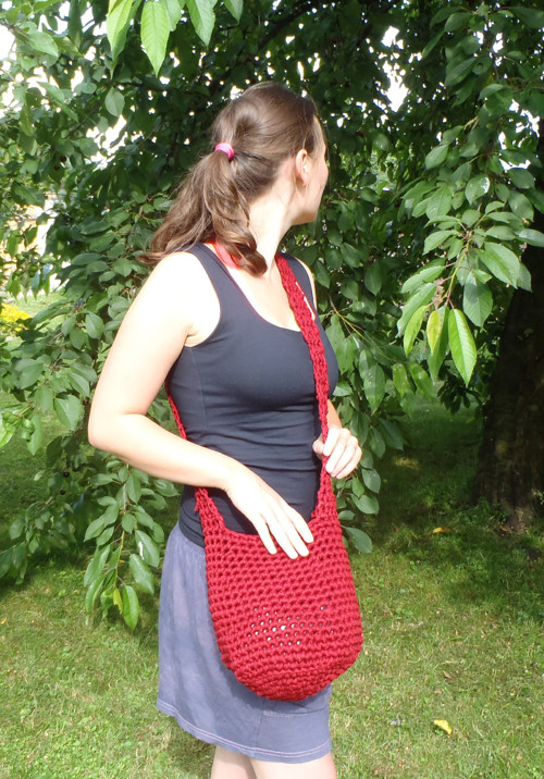 Háčkovaná kabelka Hlinka — foto 1