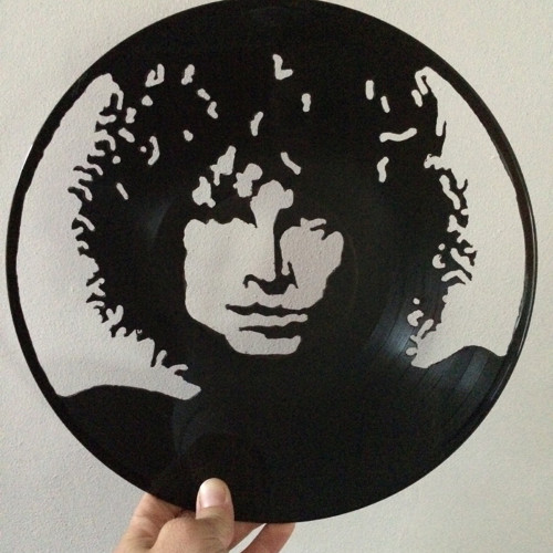 Gramodeska portrét Jim Morrison — foto 1