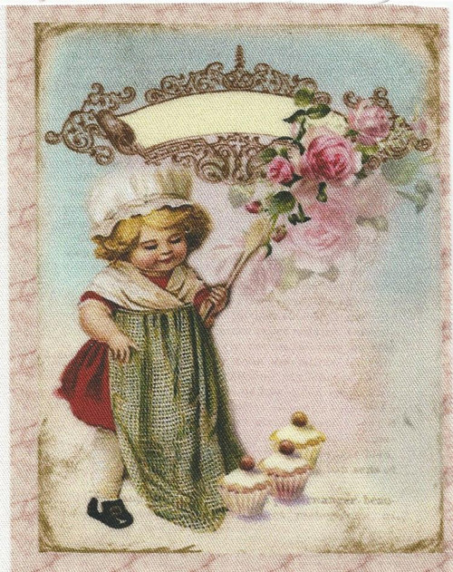 Bavlněná látka - panel 8 x 11 cm — foto 1