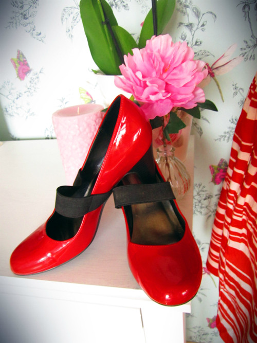 Střevíčky elegancy in red — foto 1