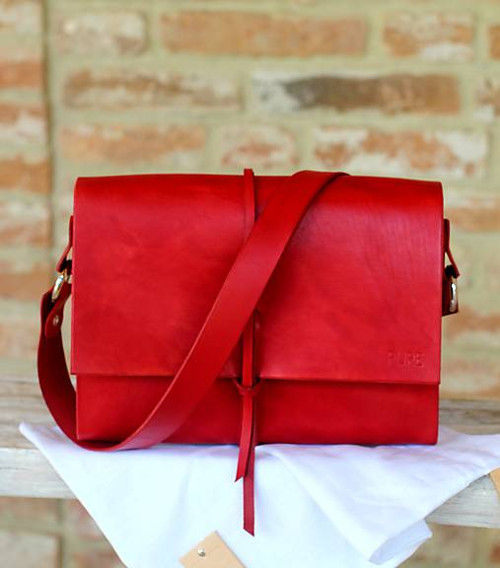 Kabelka na rameno MIDI RED